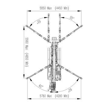 Fürtbauer Kran Verkauf Minikräne SPT499 Lastdiagramm