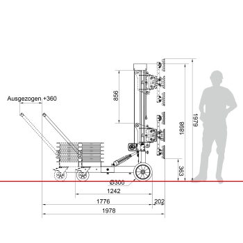Fürtbauer Kran Verkauf Transportgerät UPT400 Details